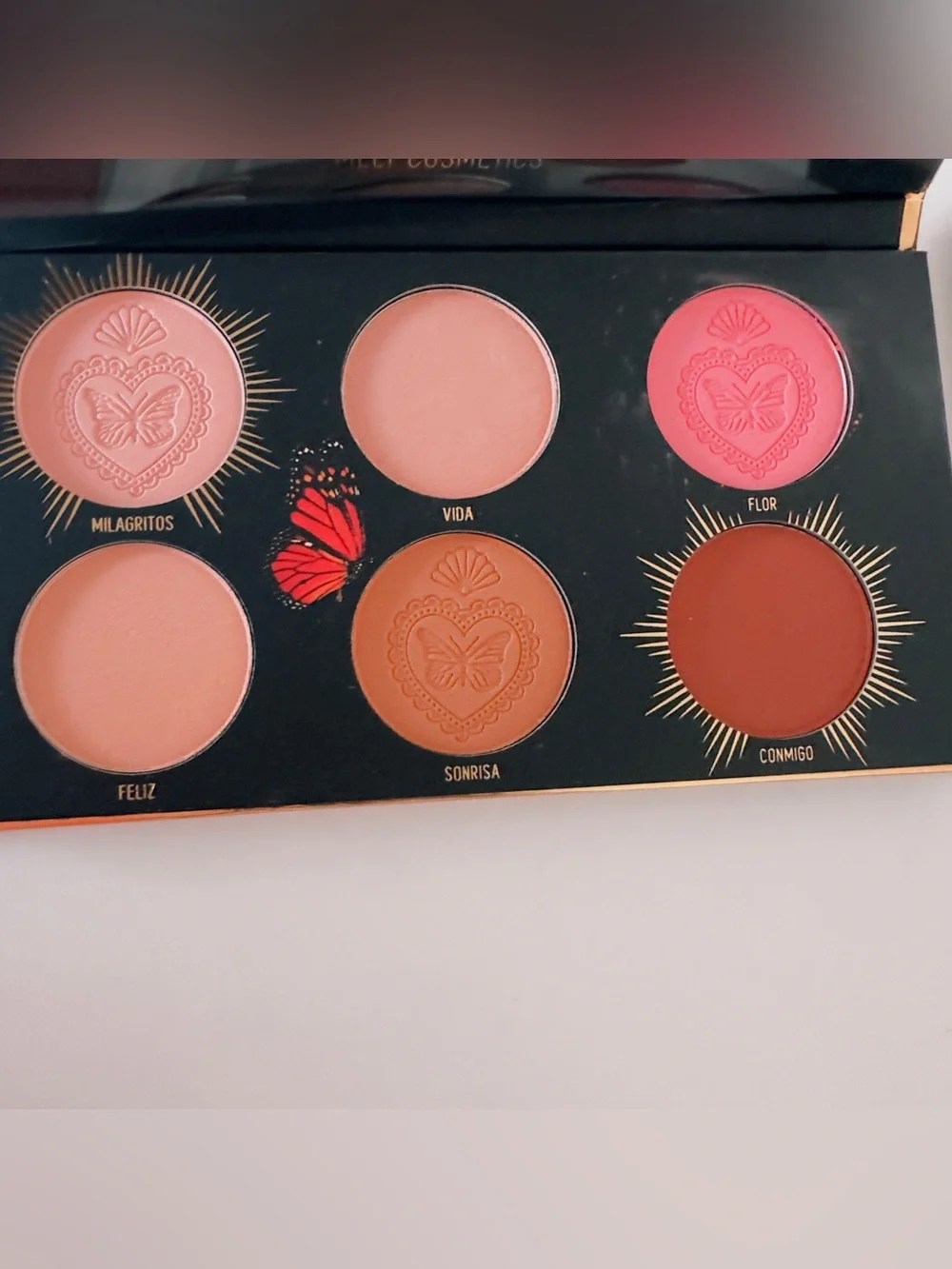 Melt Cosmetics Monarca Blush Palette - Peach, Pink, Tan & Brown Shades